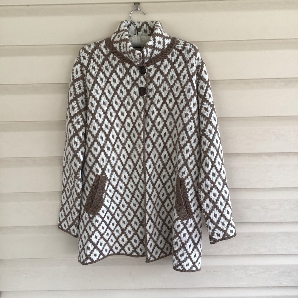 ORIANA CARDIGAN WOOL BLEND ITALIAN MADE SZ S